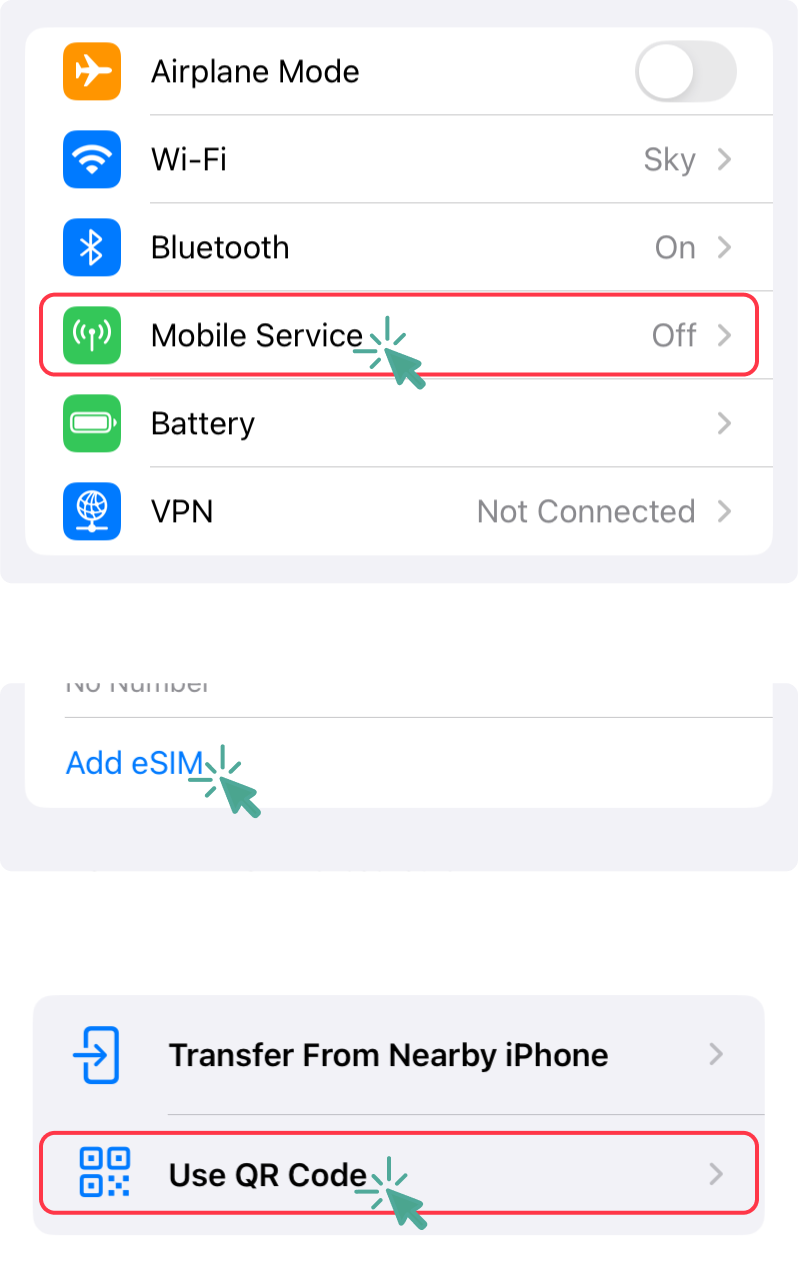 iPhone Instructions Step 1
