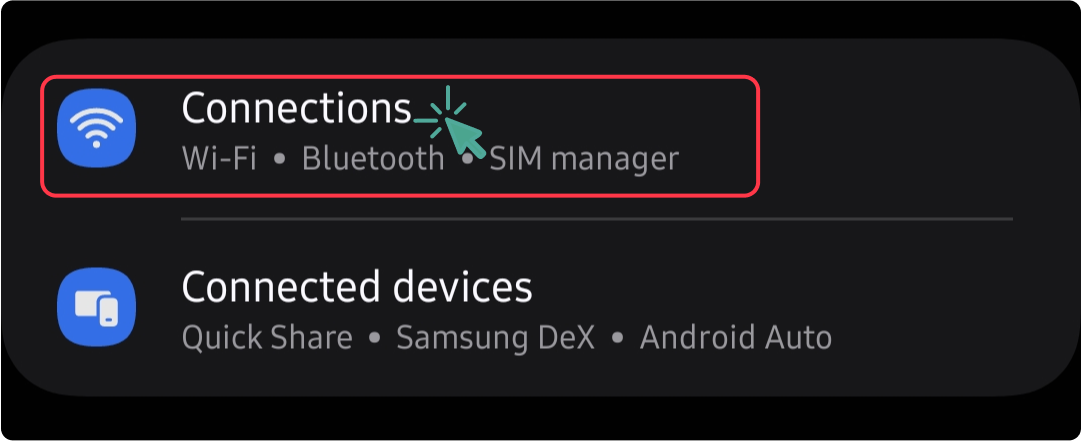 Android Instructions Step 1