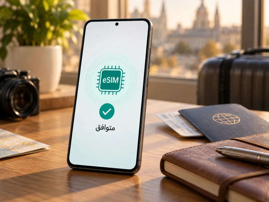 Samsung Galaxy S21+ 256GB eSIM: التوافق والتفعيل