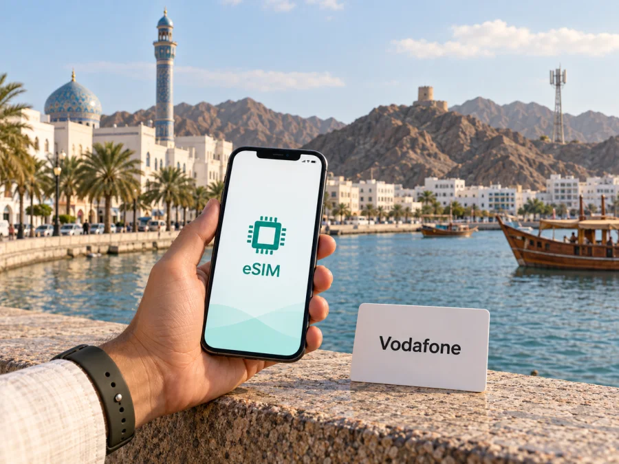 Vodafone eSIM في عُمان: التفعيل والتوافق