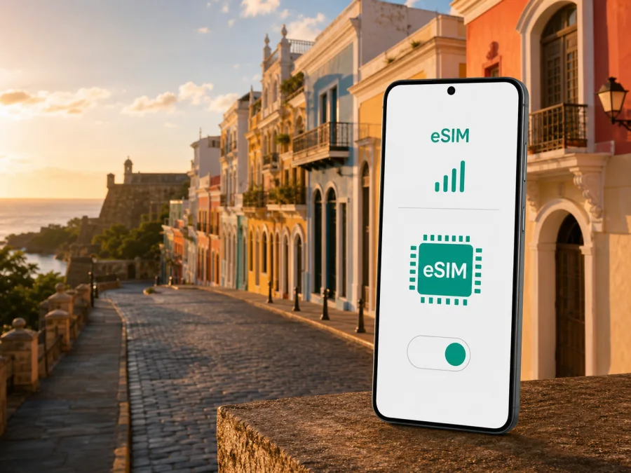 eSIM لسان خوان: إنترنت الهاتف أثناء السفر