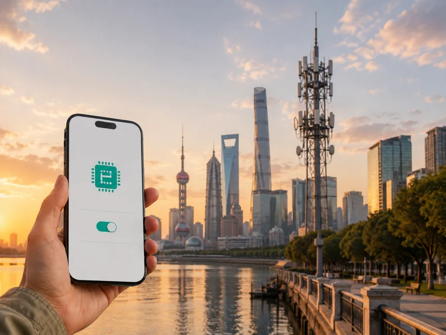 China Broadnet eSIM في الصين: ما الذي يجب التحقق منه