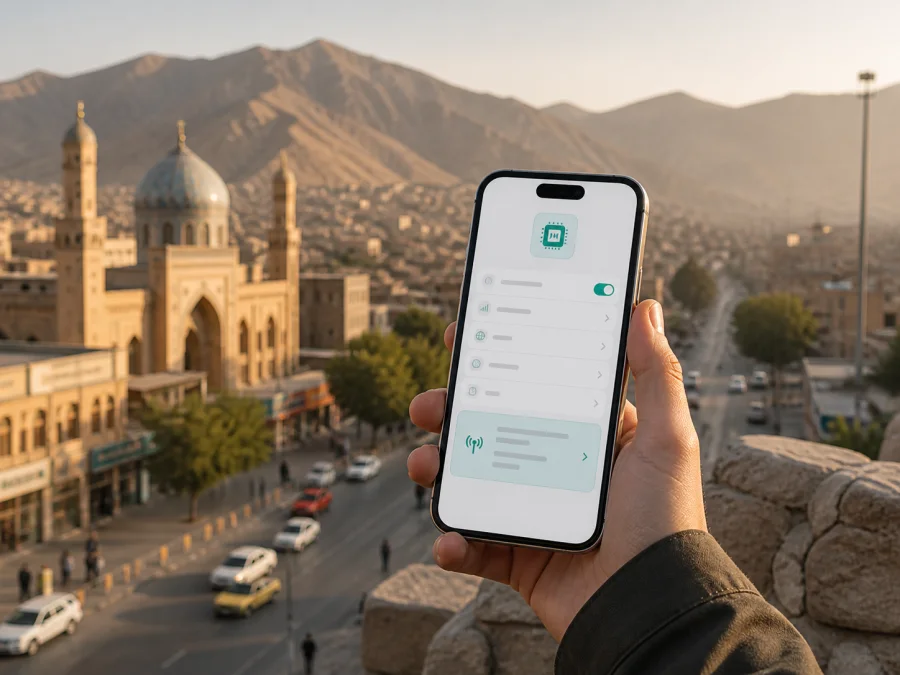 Afghan Wireless eSIM في أفغانستان: ما يجب التحقق منه
