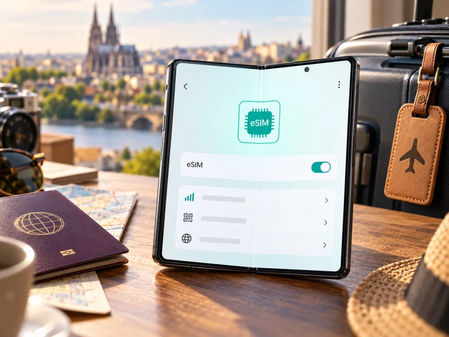 Samsung Galaxy Z Fold3 eSIM: التوافق والإعداد