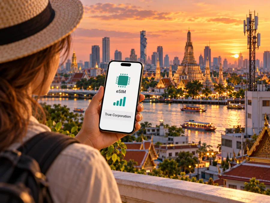 True Corporation eSIM في تايلاند: الدليل للمسافرين