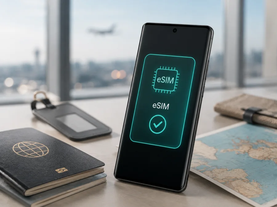 Motorola Edge 40 eSIM: التوافق والتثبيت أثناء السفر