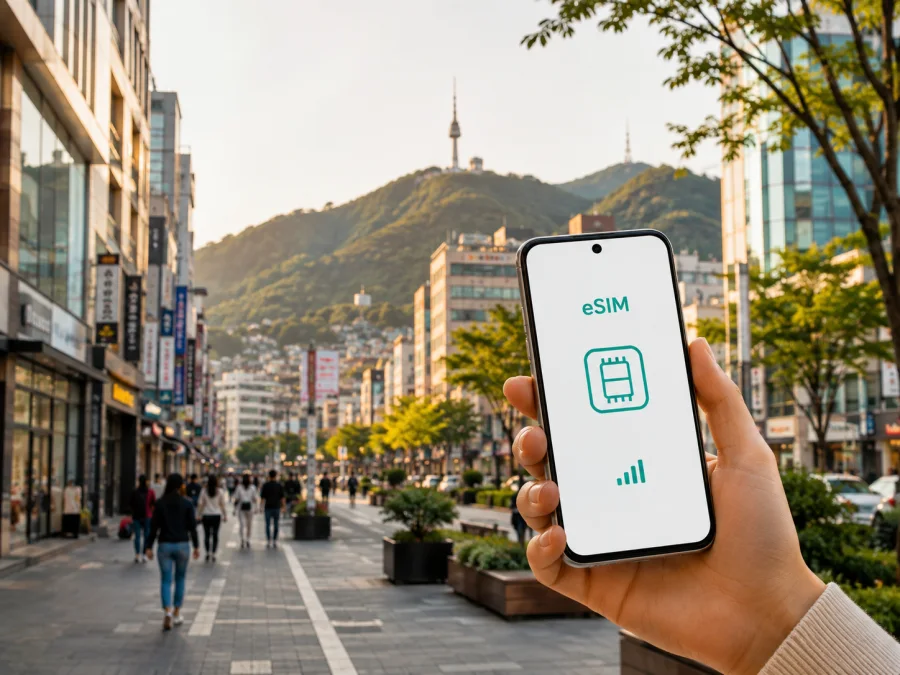 eSIM لدايغو: إنترنت محمول في كوريا الجنوبية