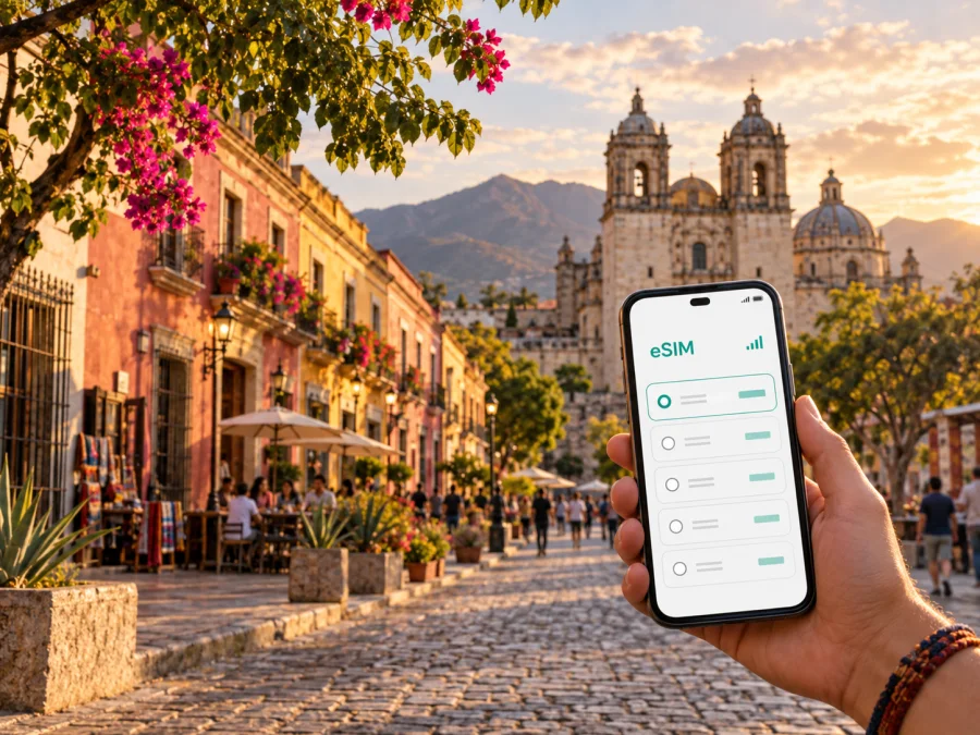 eSIM لأواكساكا: إنترنت جوّال في المكسيك