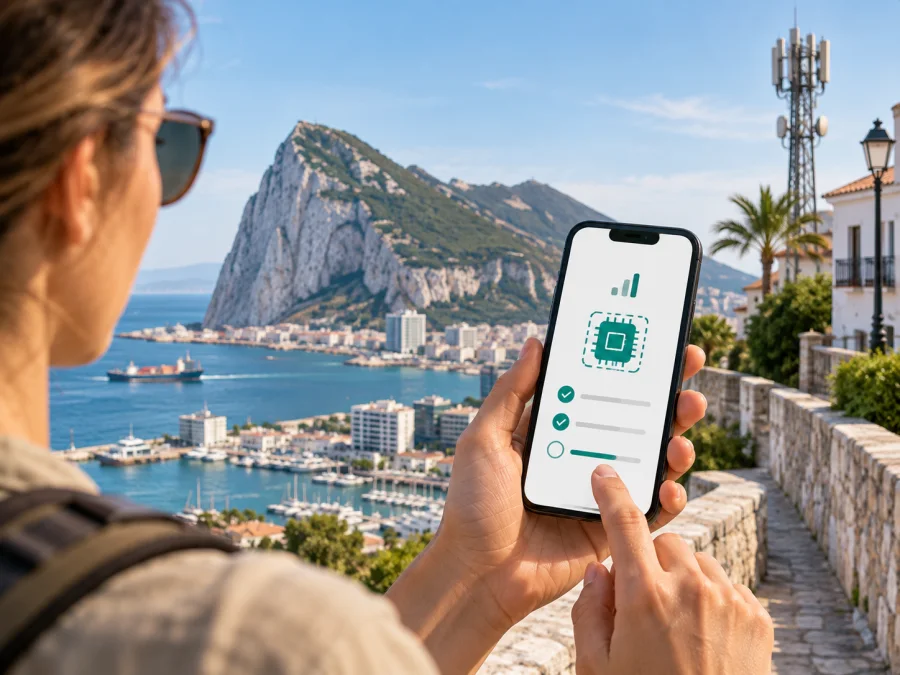 Gibtelecom eSIM في جبل طارق: ما الذي يجب التحقق منه؟