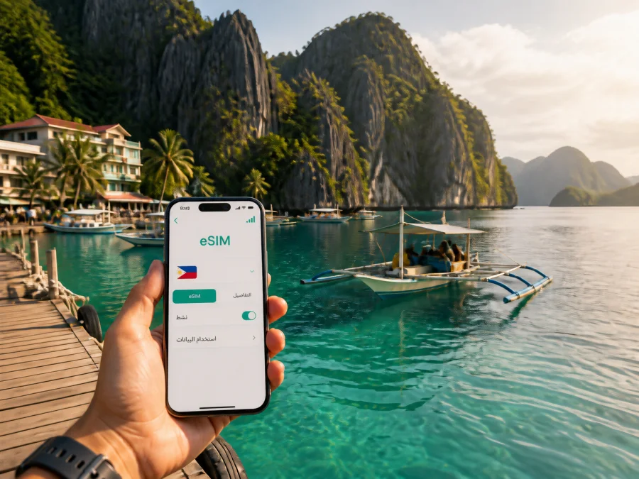 eSIM في كورون: إنترنت محمول في الفلبين