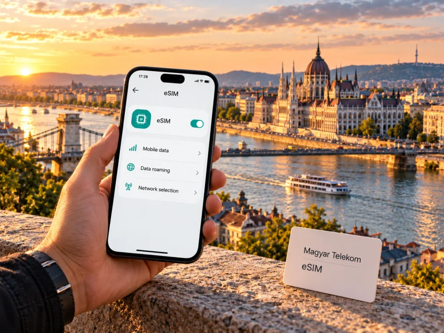 Magyar Telekom eSIM في المجر: الشراء والتفعيل للمسافرين