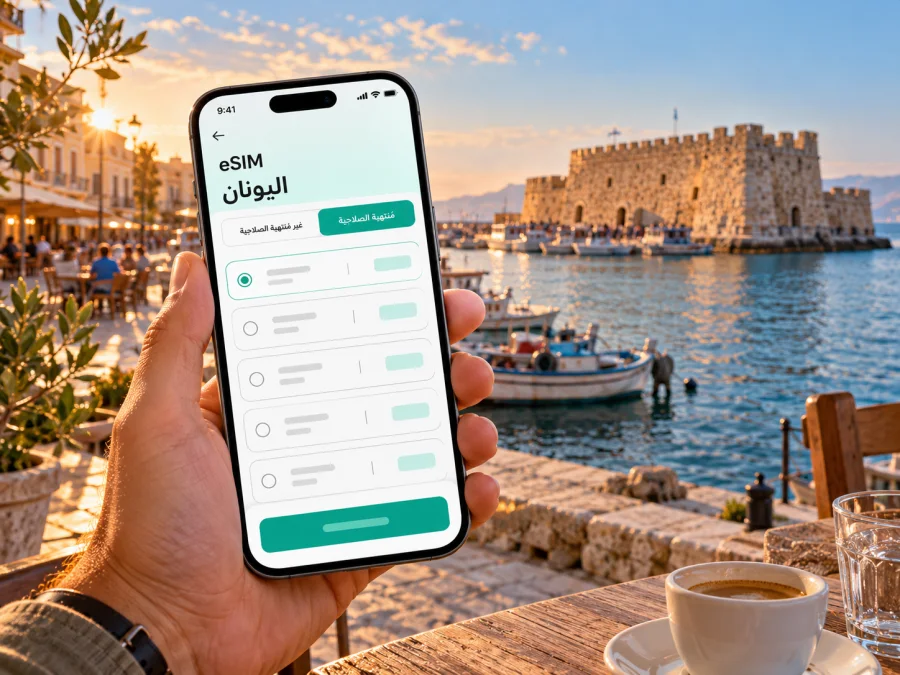 eSIM هيراكليون: الإنترنت والاتصال في كريت