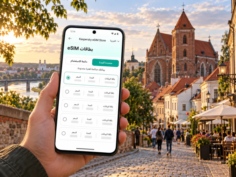eSIM كاوناس: الإنترنت والتنقل في ليتوانيا