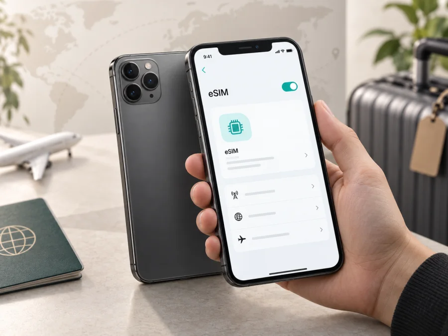 Apple iPhone 11 Pro Max eSIM: التوافق والإعداد