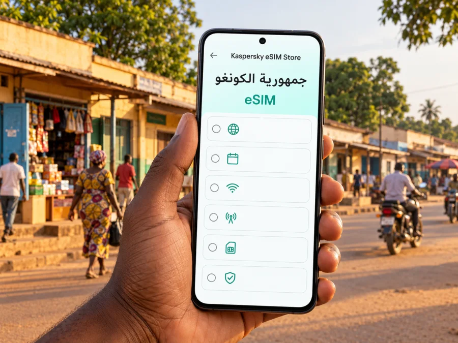 eSIM في نكايي: إنترنت واتصال جوال في جمهورية الكونغو