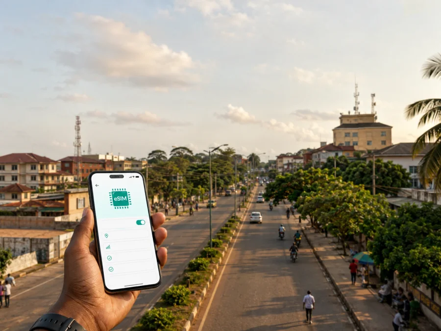 eSIM لمدينة بنين: الإنترنت أثناء السفر