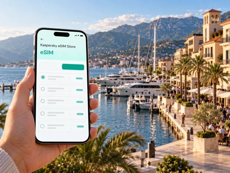 eSIM تيفات: اتصال محمول وإنترنت في الجبل الأسود