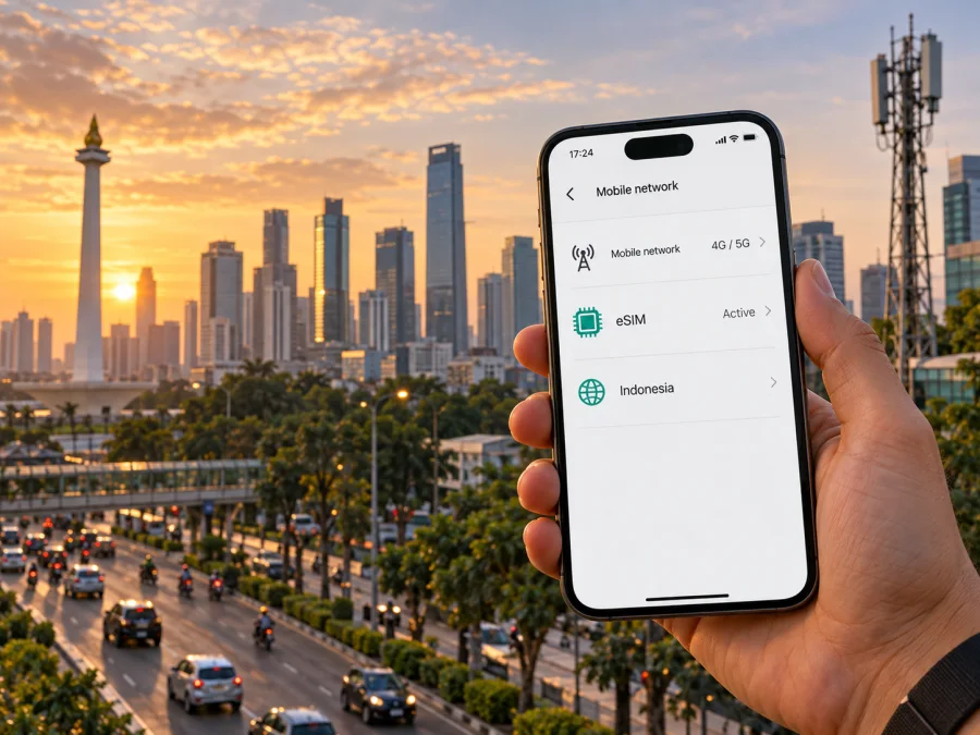Indosat Ooredoo Hutchison eSIM في إندونيسيا
