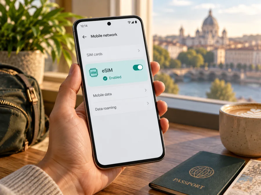Samsung Galaxy A35 128GB وeSIM: التوافق والإعداد