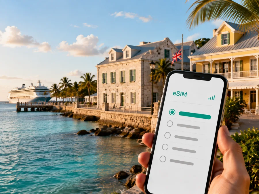 eSIM في غراند تورك: إنترنت واتصال للرحلة