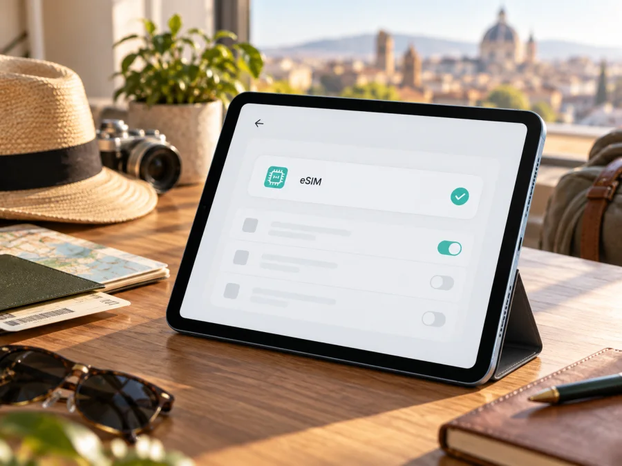 Apple iPad 10th generation 5G وeSIM: التوافق والإعداد