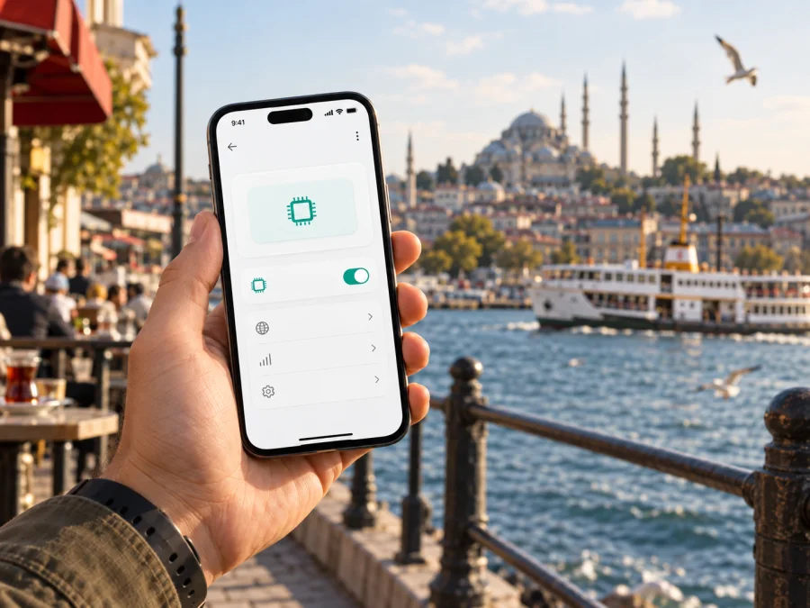 Vodafone Turkey eSIM في تركيا: التفعيل والسفر