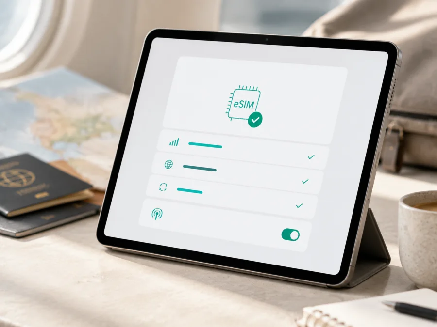 Apple iPad Air cellular 5G eSIM | التوافق والتفعيل