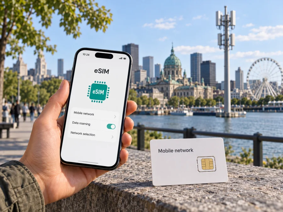 Vidéotron eSIM في كندا: التفعيل والتغطية