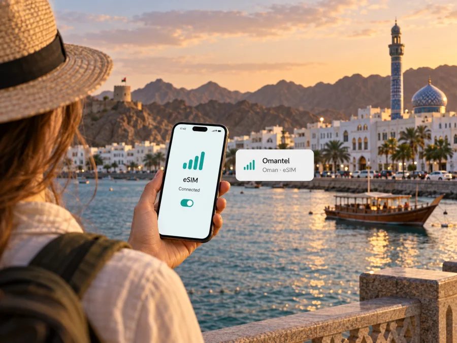 Omantel eSIM في عُمان: التفعيل والتوافق