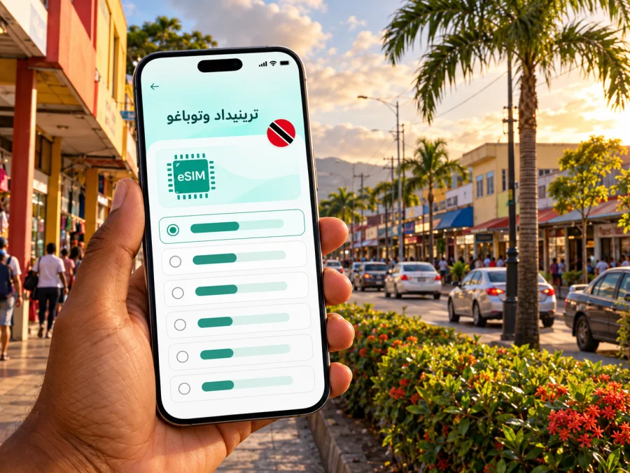 eSIM تشاغواناس: إنترنت واتصال في ترينيداد وتوباغو