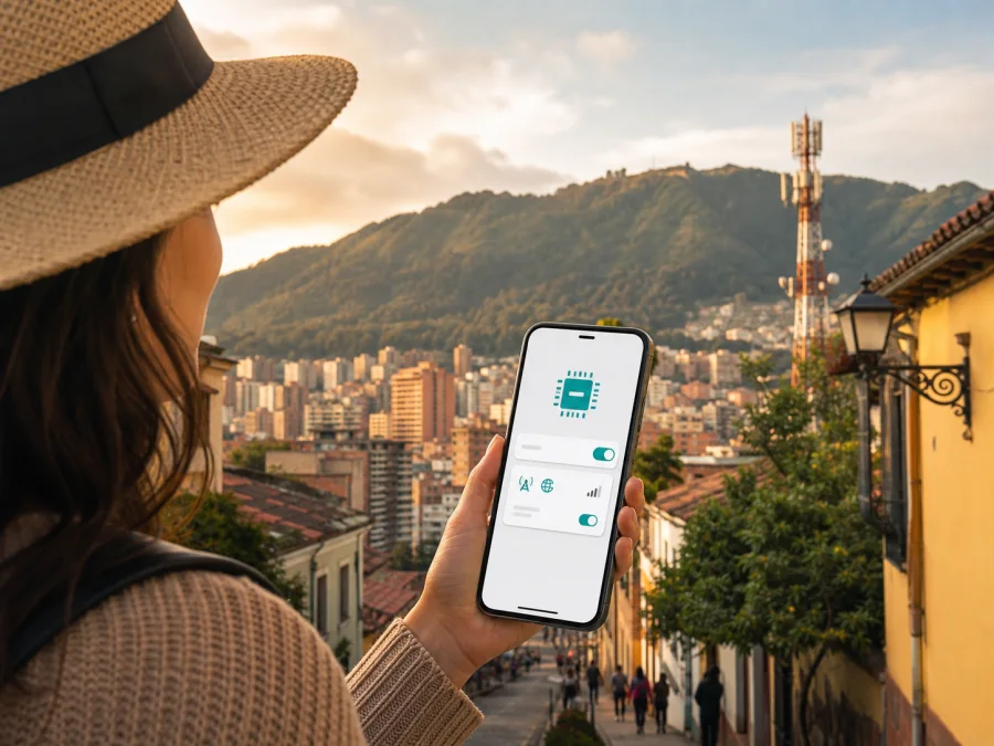 Tigo eSIM في كولومبيا: التفعيل والسفر