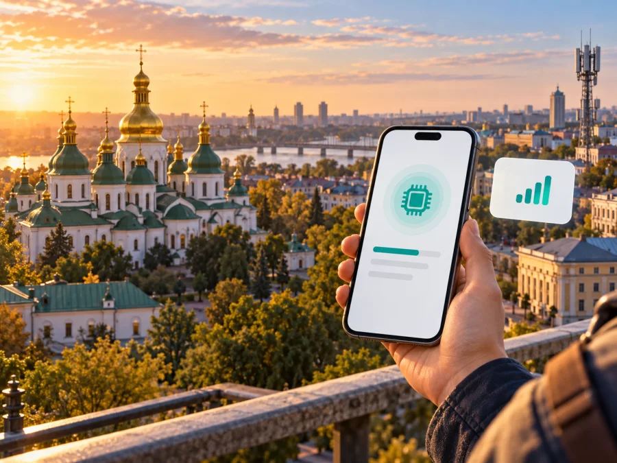 Kyivstar eSIM في أوكرانيا: التفعيل وما يجب التحقق منه