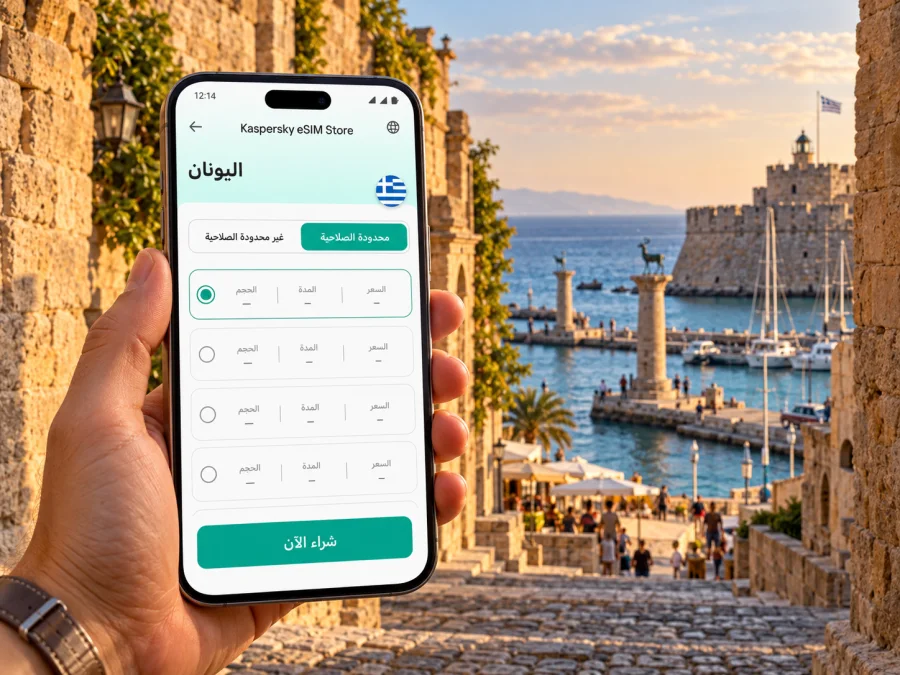 eSIM رودس: الإنترنت والاتصال في اليونان