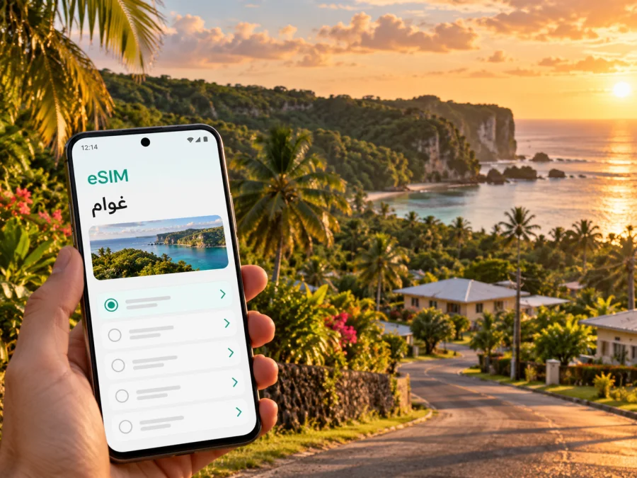 eSIM مانجيلاو: الإنترنت في غوام أثناء السفر