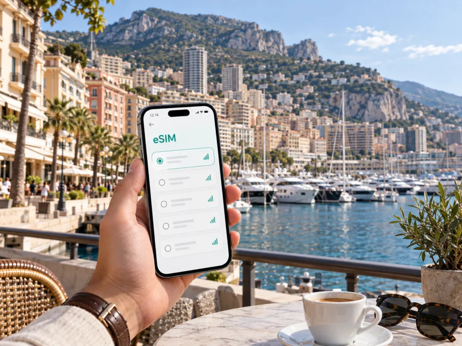 eSIM في لا كوندامين: الإنترنت أثناء الرحلة