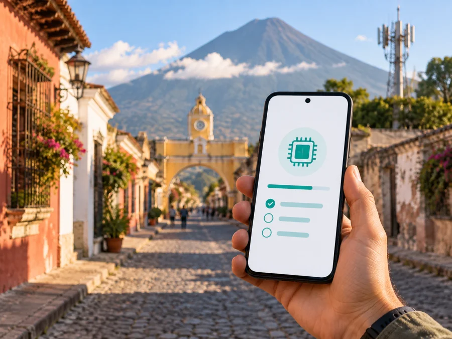 Claro eSIM في غواتيمالا: التوافق والتفعيل