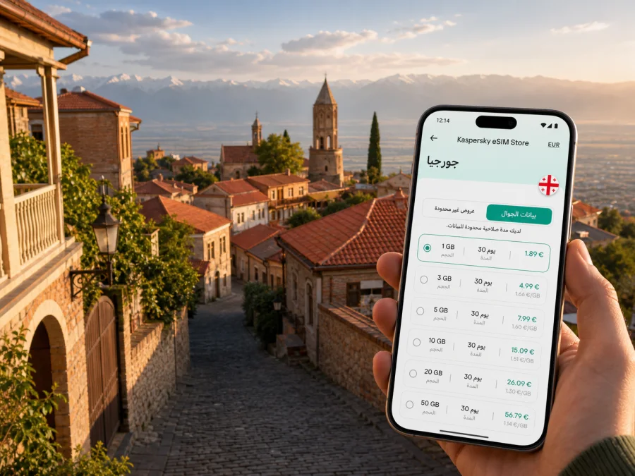 eSIM في سيغناغي: اتصال وإنترنت للسفر
