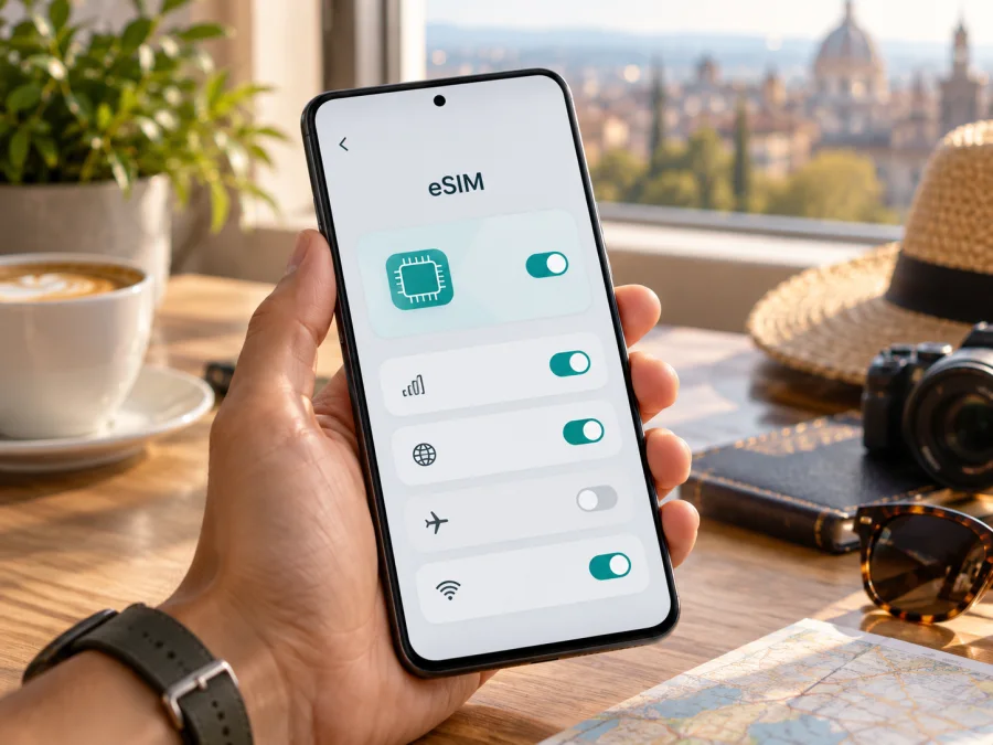 Vivo X300 512GB مع eSIM: التوافق والإعداد