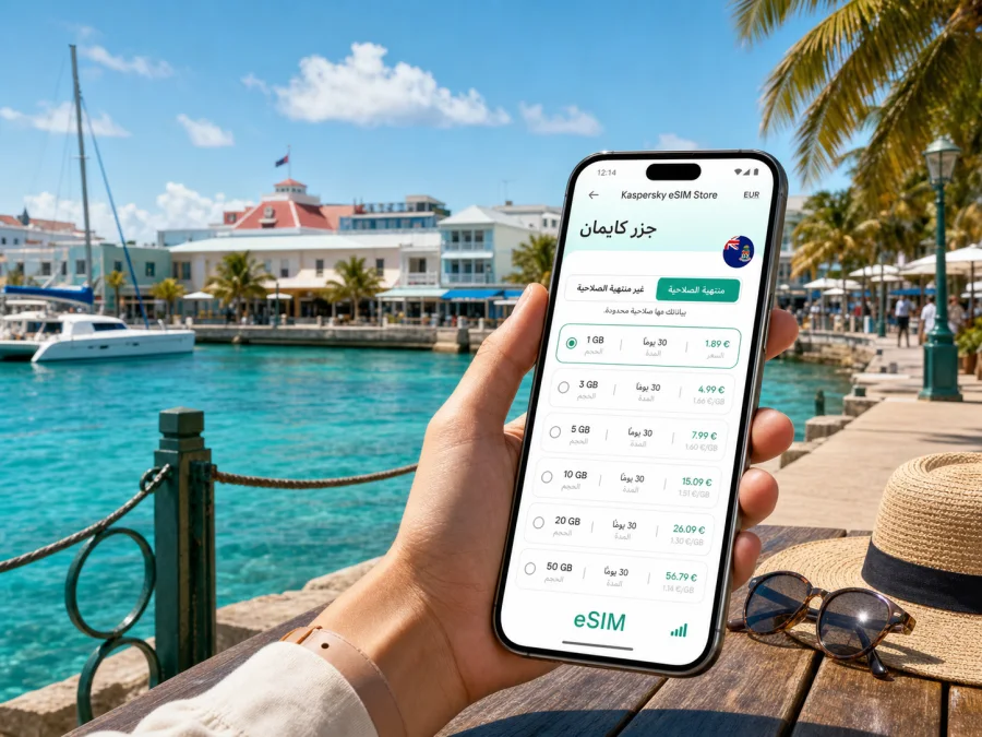 eSIM في جورج تاون للاتصال والإنترنت