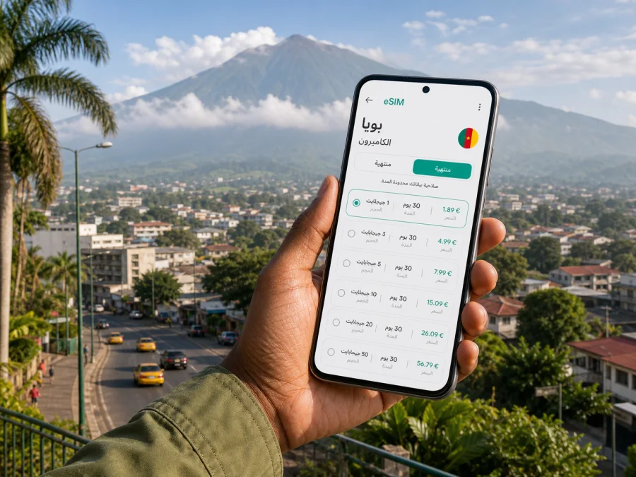 eSIM في بويا: إنترنت واتصال محمول للسفر