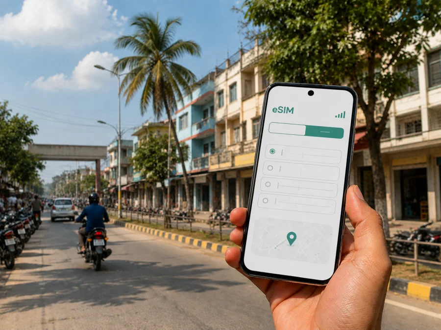 eSIM في بيراتناغار: إنترنت أثناء السفر