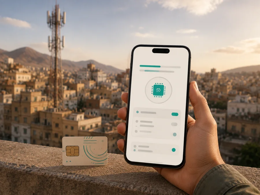 Sabafon eSIM في اليمن: ما الذي يجب التحقق منه