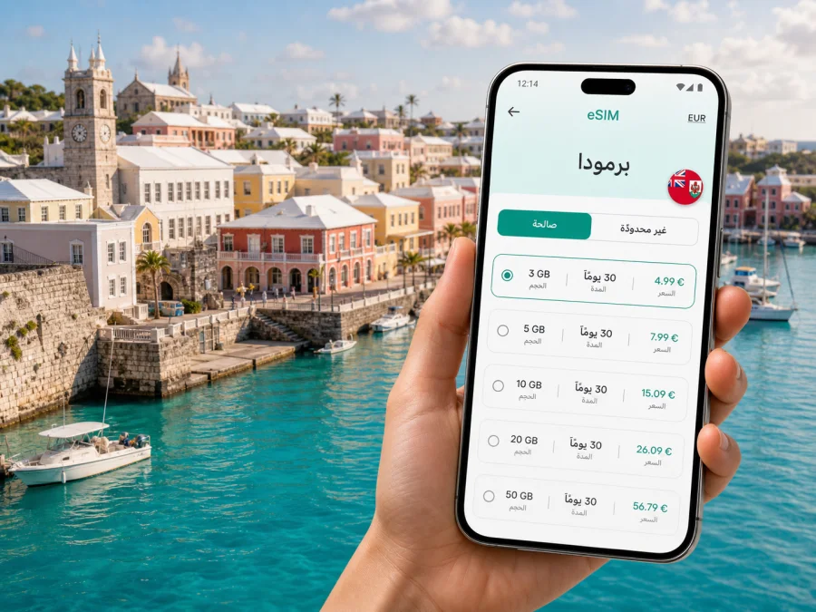 eSIM في سانت جورج للإنترنت أثناء السفر
