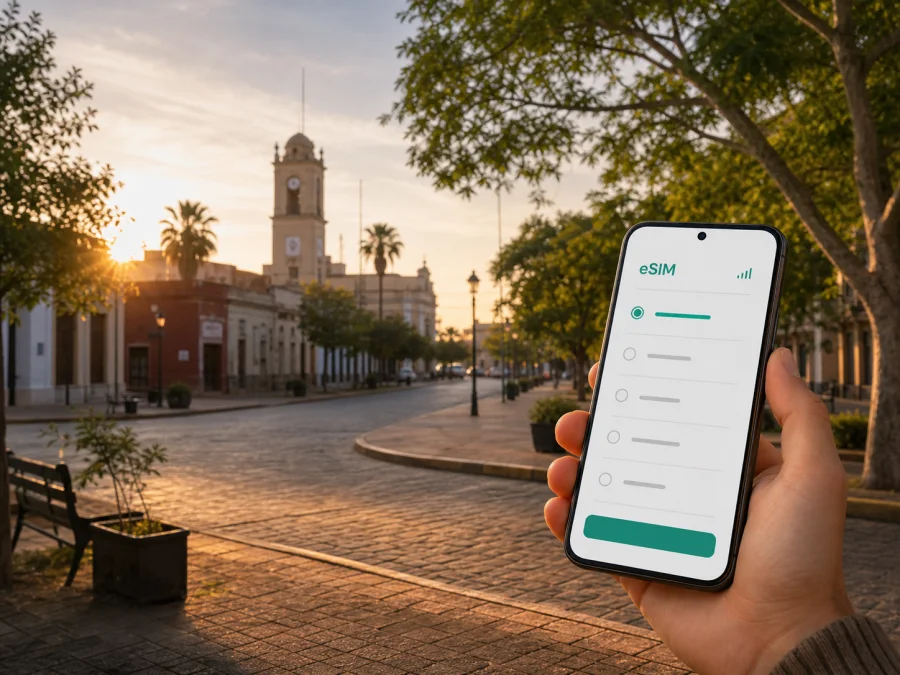 eSIM في روشا: إنترنت محمول أثناء السفر
