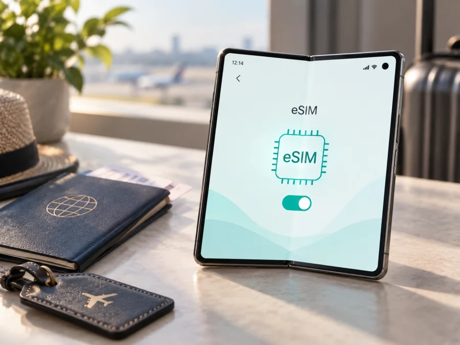 eSIM مع Samsung Galaxy Z Fold3 12GB RAM