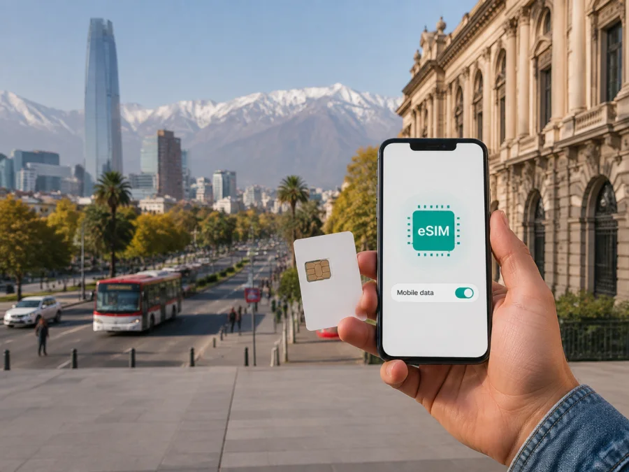 GTD/Telsur Móvil eSIM في تشيلي: الاتصال والسفر