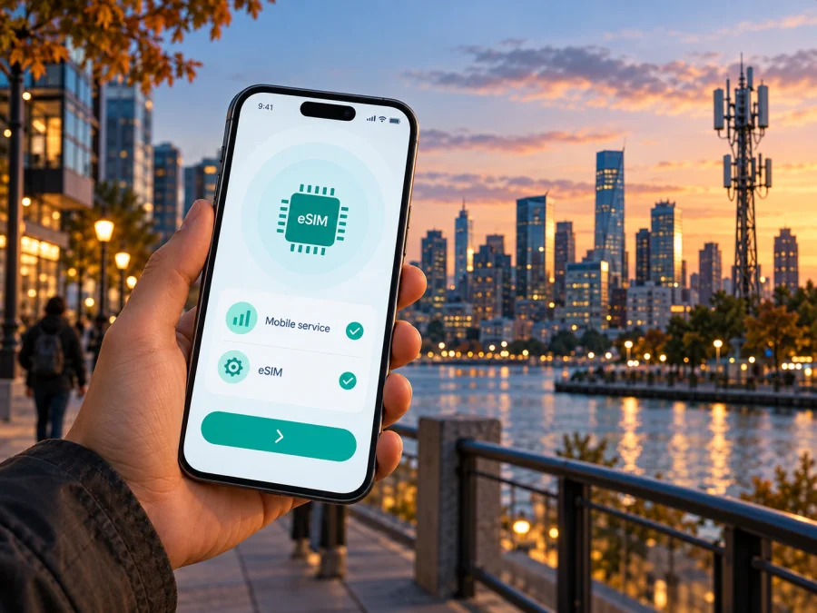 SaskTel eSIM في كندا: التفعيل ومتطلبات المسافر