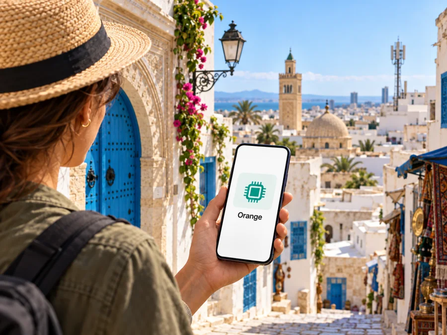 Orange eSIM في تونس: التفعيل والتغطية