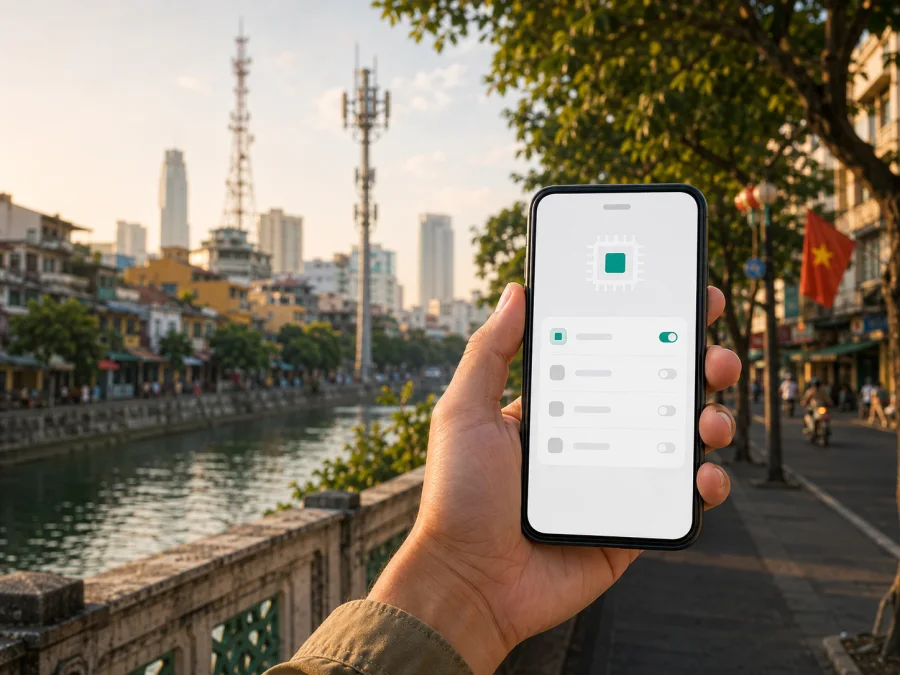 Vinaphone eSIM في فيتنام: ما يجب التحقق منه