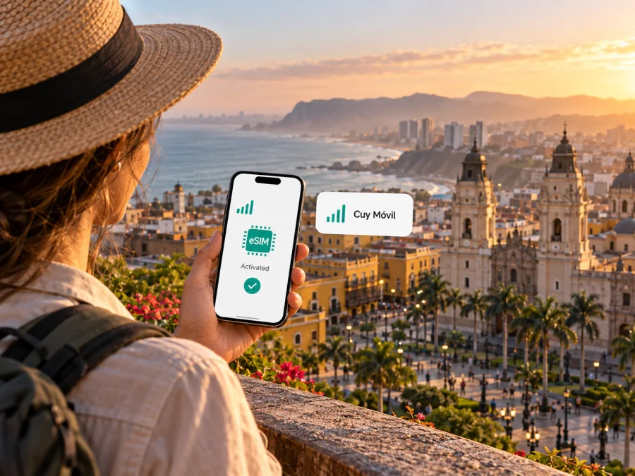 Cuy Móvil eSIM في بيرو: التفعيل والتوافق